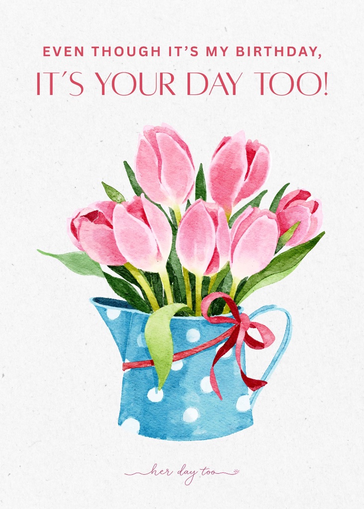 Tulips in Watering Can
