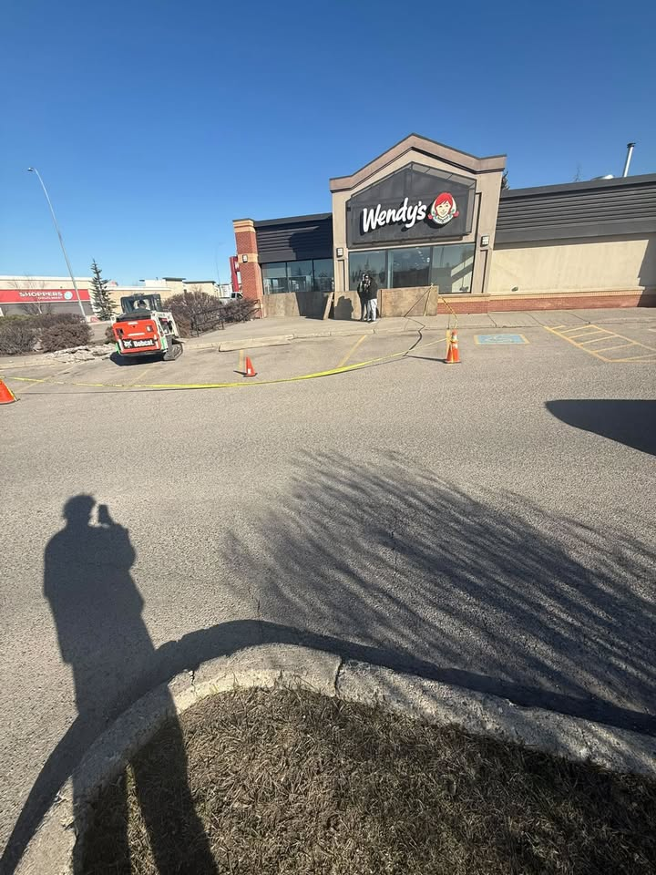 Wendy's Crowfoot — Concrete Flooring Demo