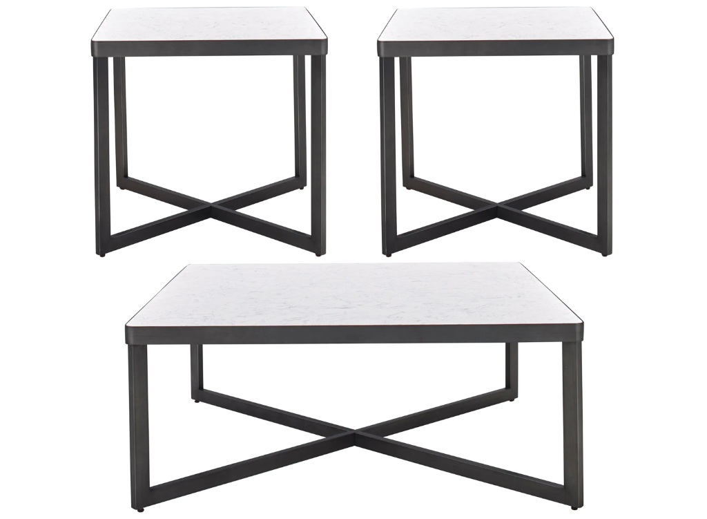 Tarick Cocktail & 2 End Tables