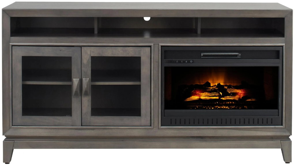 Burton 62" TV Console with Fireplace