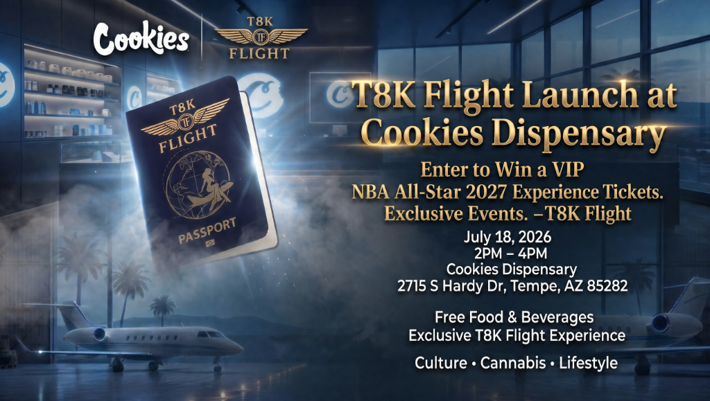 T8K Flight Launch at Cookies Dispensary