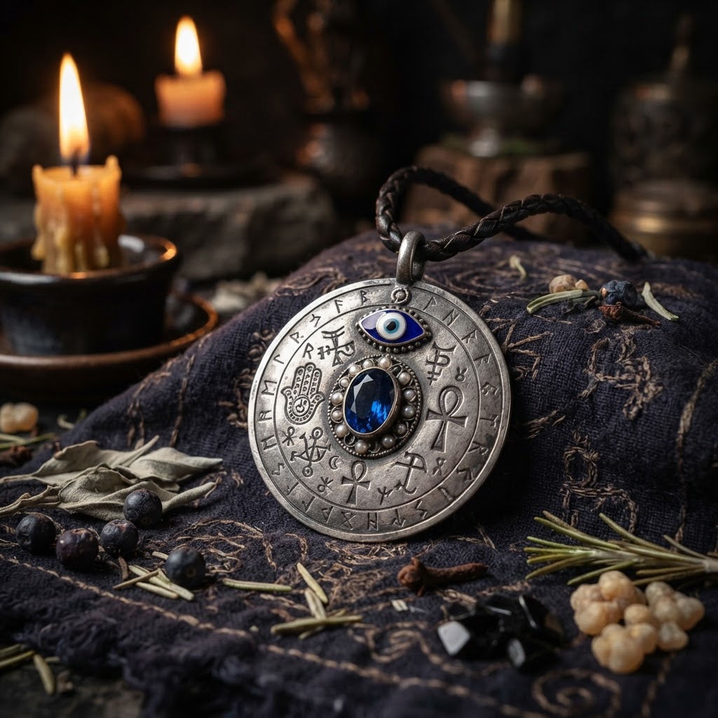 Protection Talisman — ancient spiritual talisman pendant