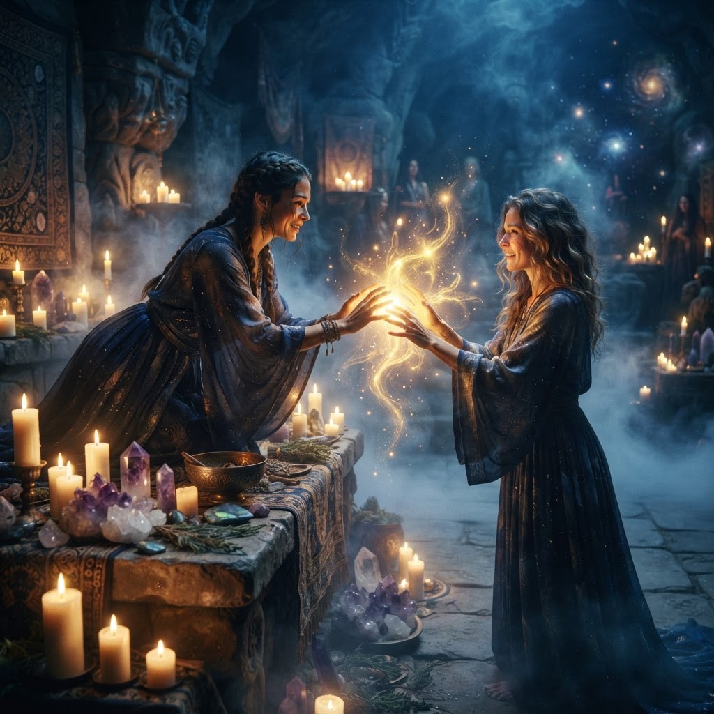 Lesbian Lost Lover Spells spiritual ritual imagery