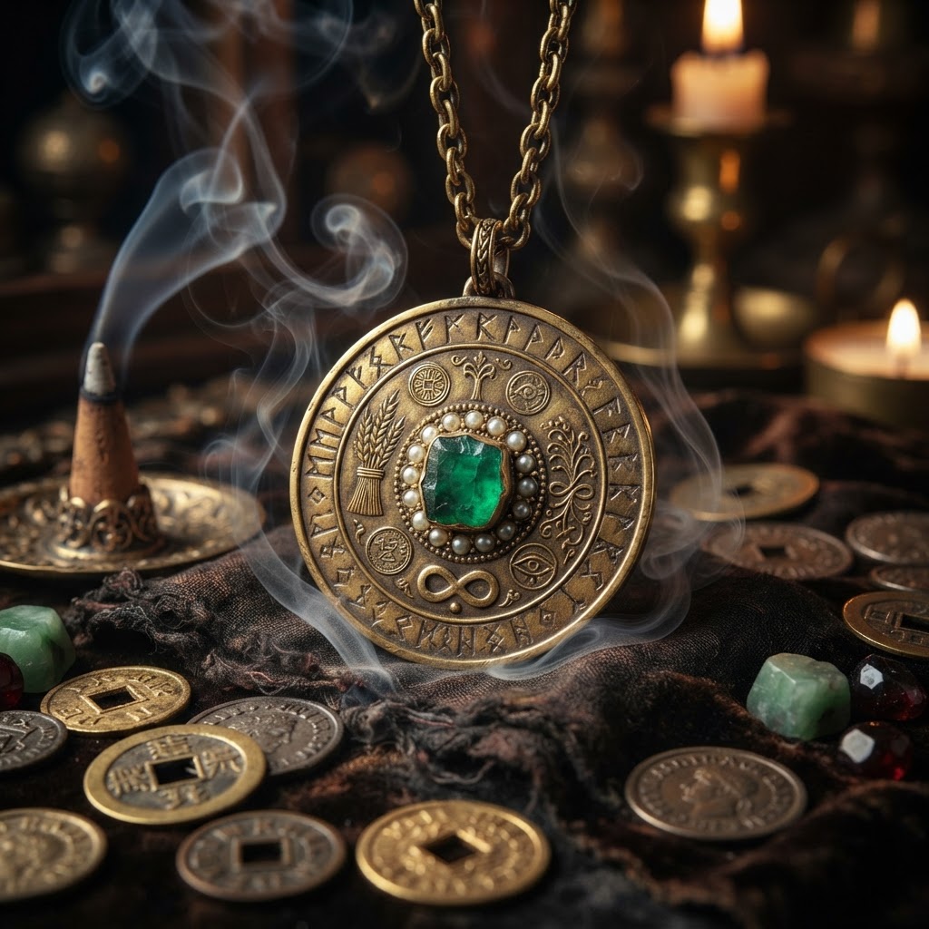 Wealth & Prosperity Talisman — ancient spiritual talisman pendant