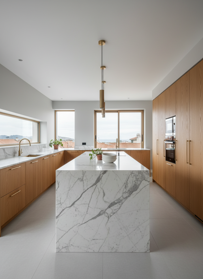 Cocina realizada por Gold Faer Exclusive en Donostia