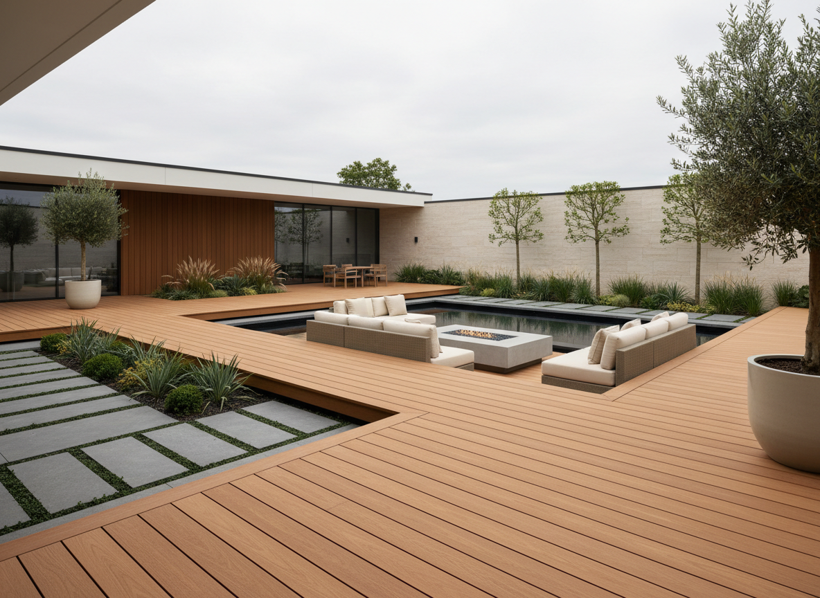 Composite decking boards and accessories