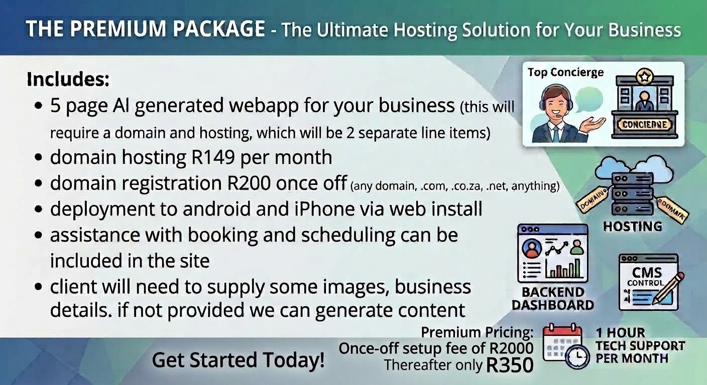 The Premium Package — The Ultimate Hosting Solution for Your Business