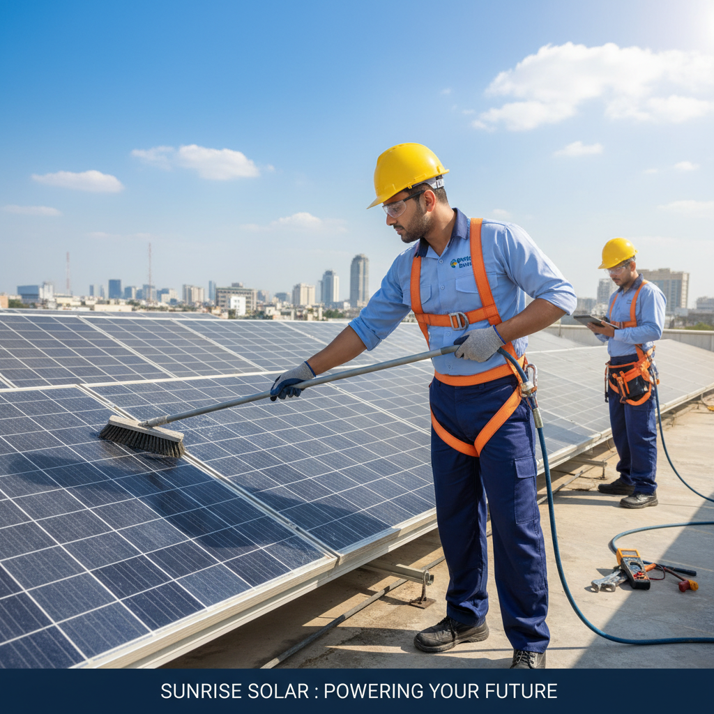 Solar Panel Maintenance & Cleaning