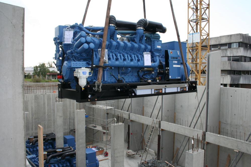 Industrial Generator Setup