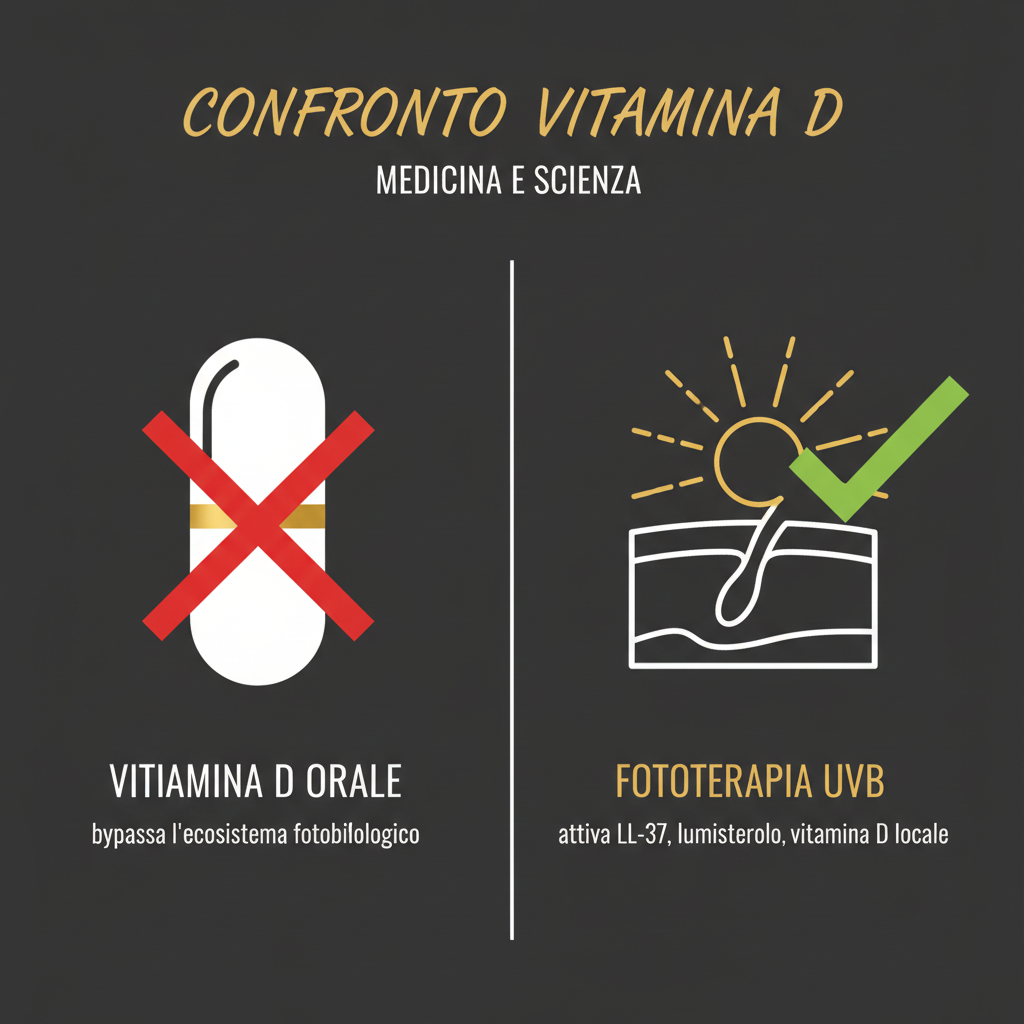 Confronto pillola vs fototerapia