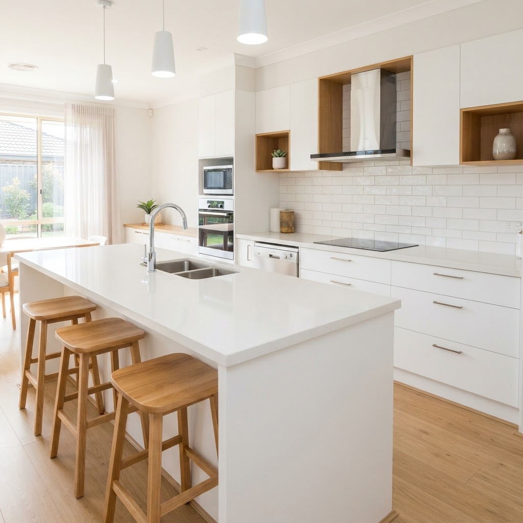 Spotless kitchen — the standard our house cleaning delivers in Hilton