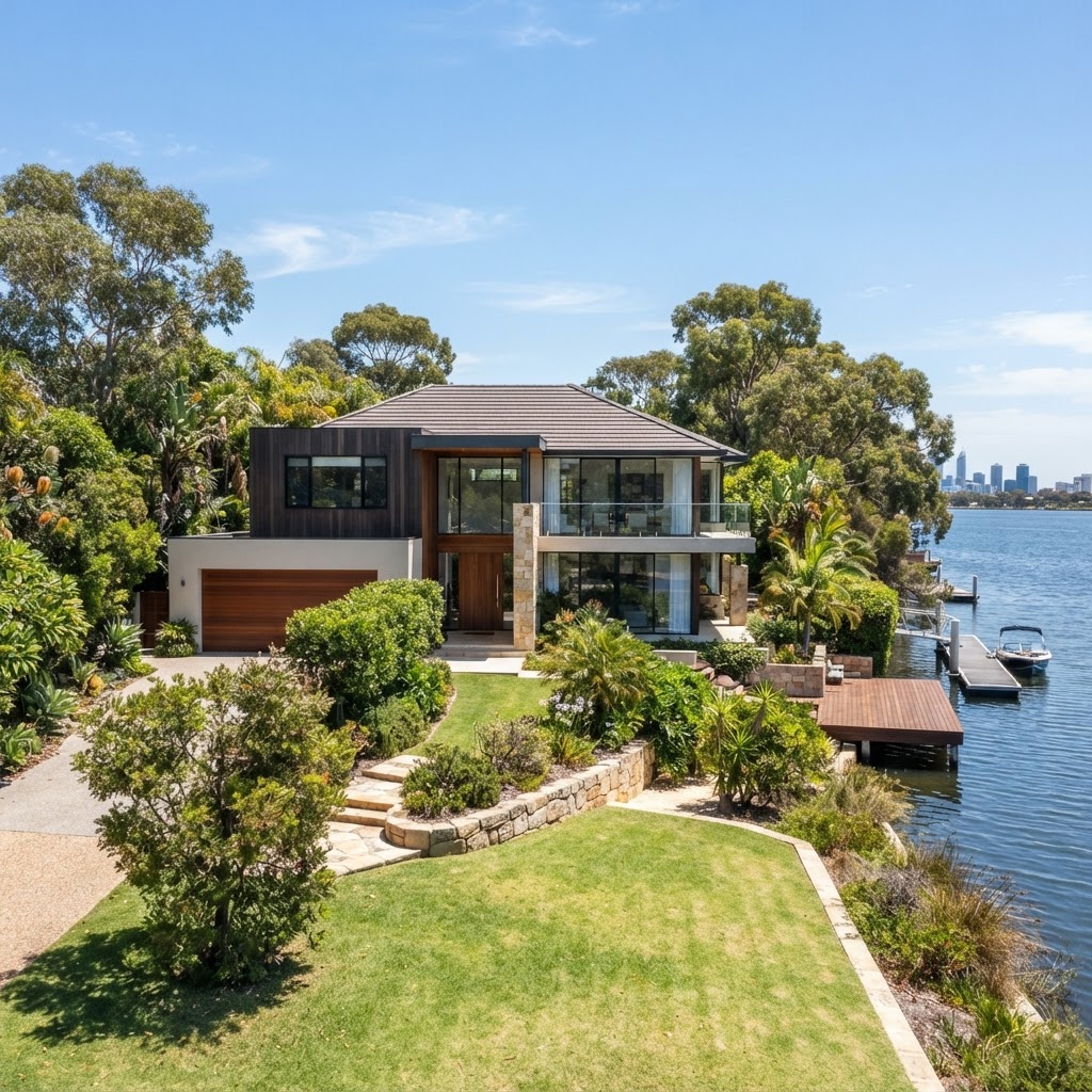 Substantial Perth riverside home — the property type our pre-sale cleaners present in Mount Pleasant