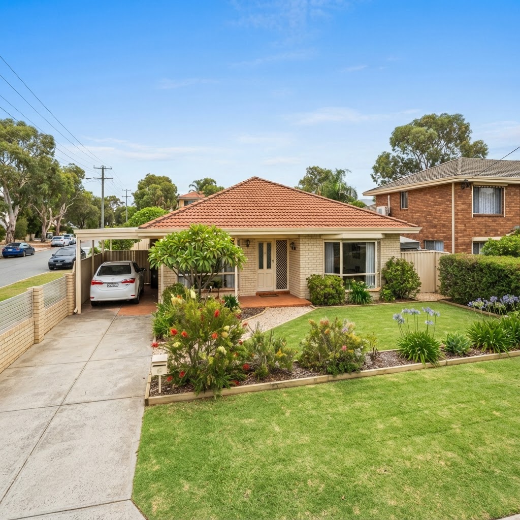 Sparkling clean windows on an established family home in O'Connor