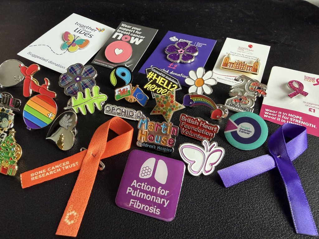 Sustainable pin badges product