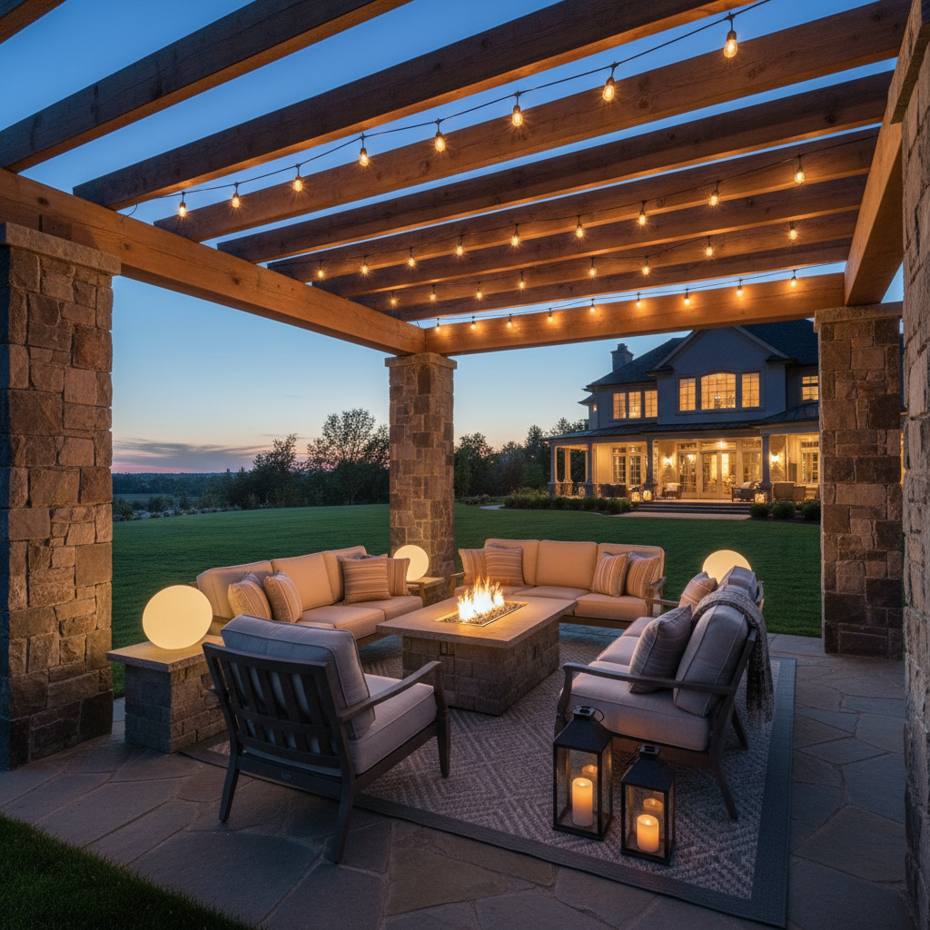 Cedar Pergola Retreat — Bennett Outdoor Living