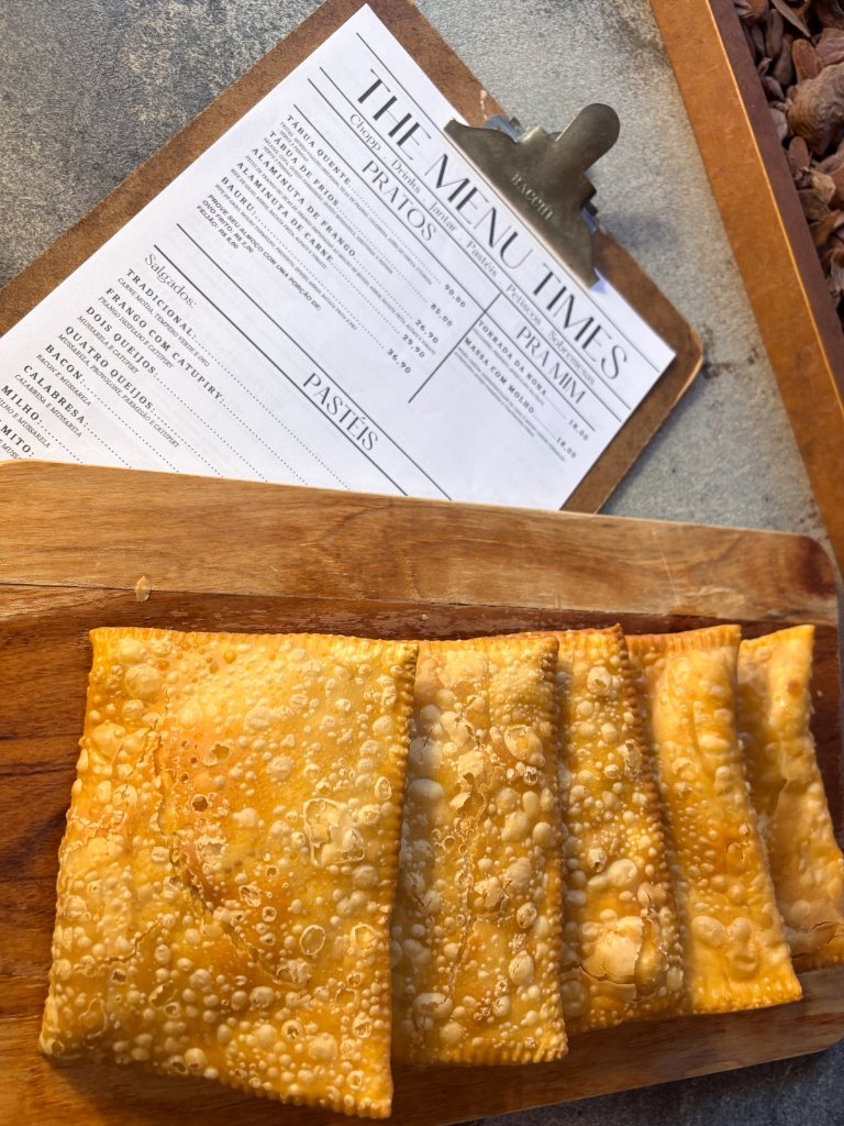 Pastéis com cardápio The Menu Times