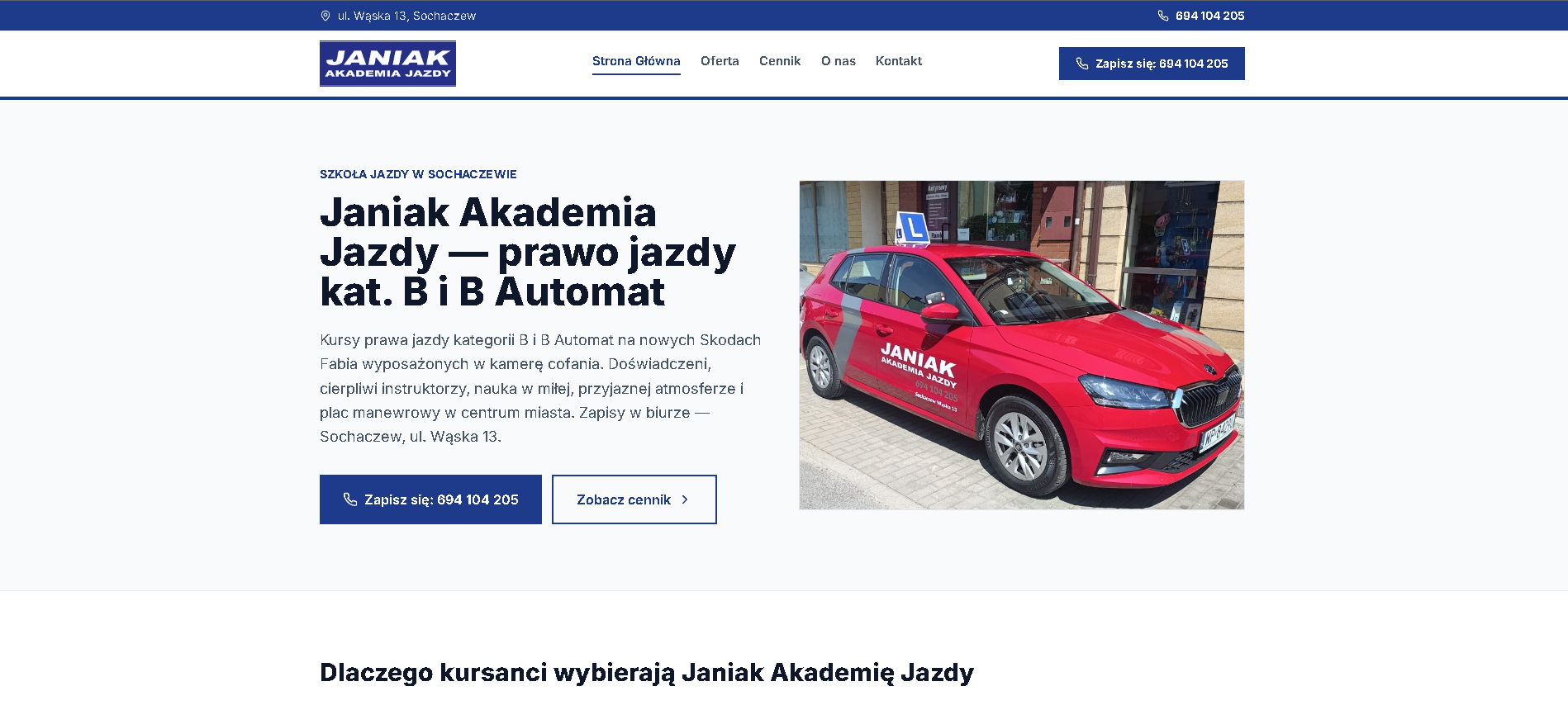 Janiak Akademia Jazdy