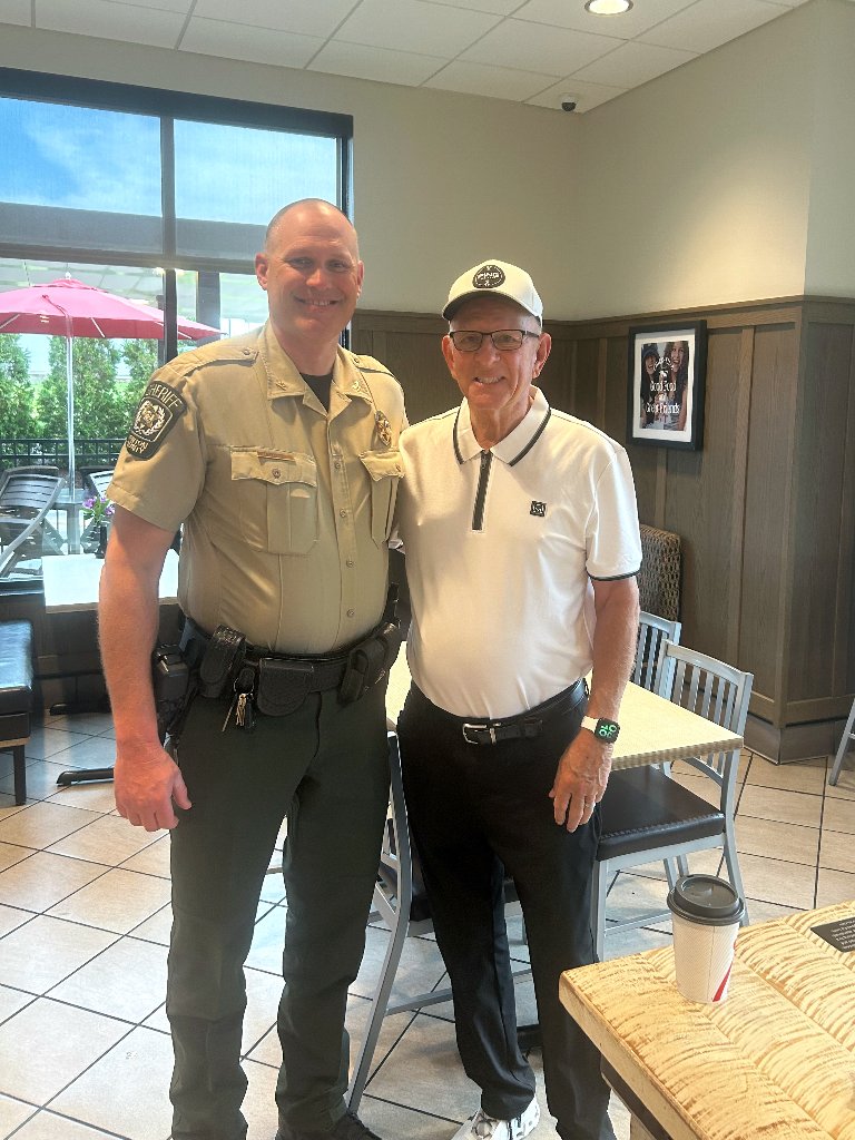 Dr. McClendon with Matt Stewart