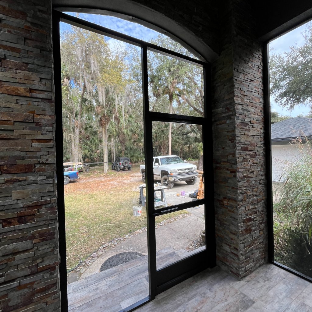 Deltona screen porch installation 3
