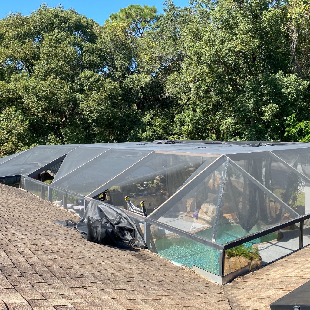 Deltona roof screen repair