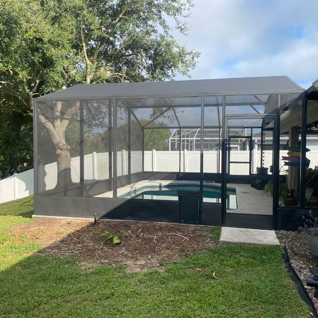 Phifer pool screen repair