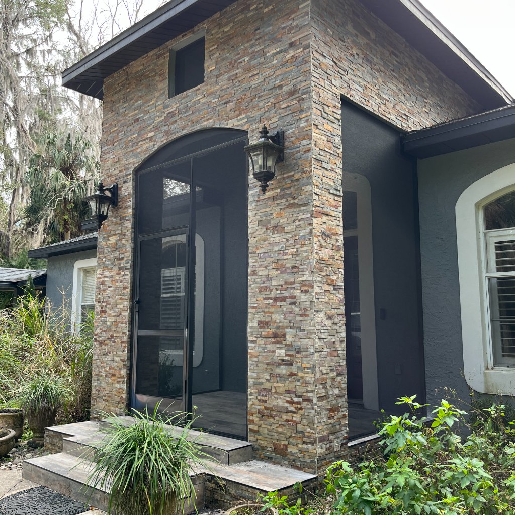 Deltona screen porch installation
