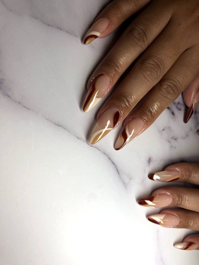 Brown Swirls