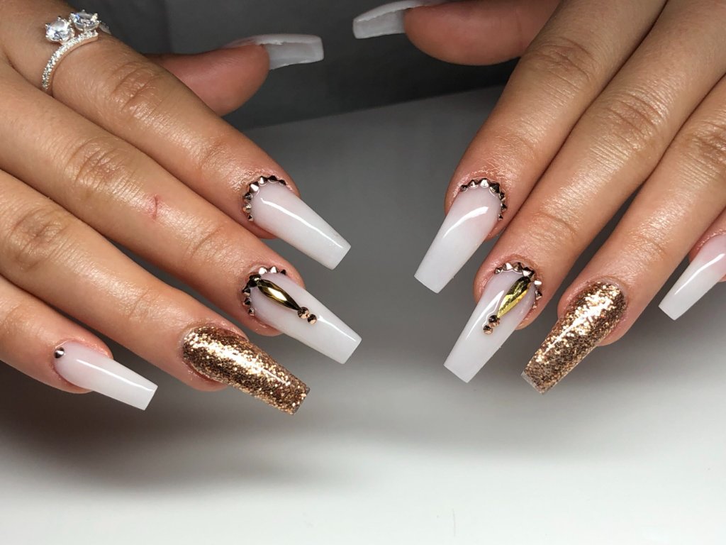 Gold & White
