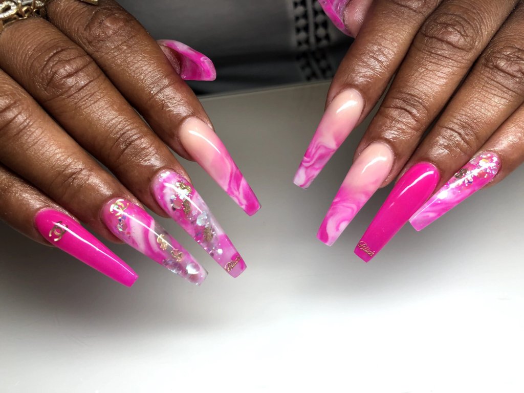 White Ombre Gems