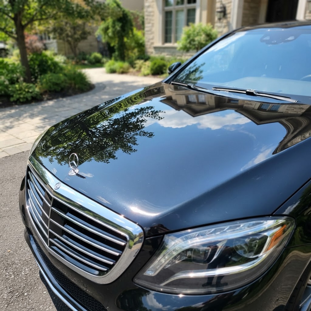 Hood Scratch & Paint Correction — after