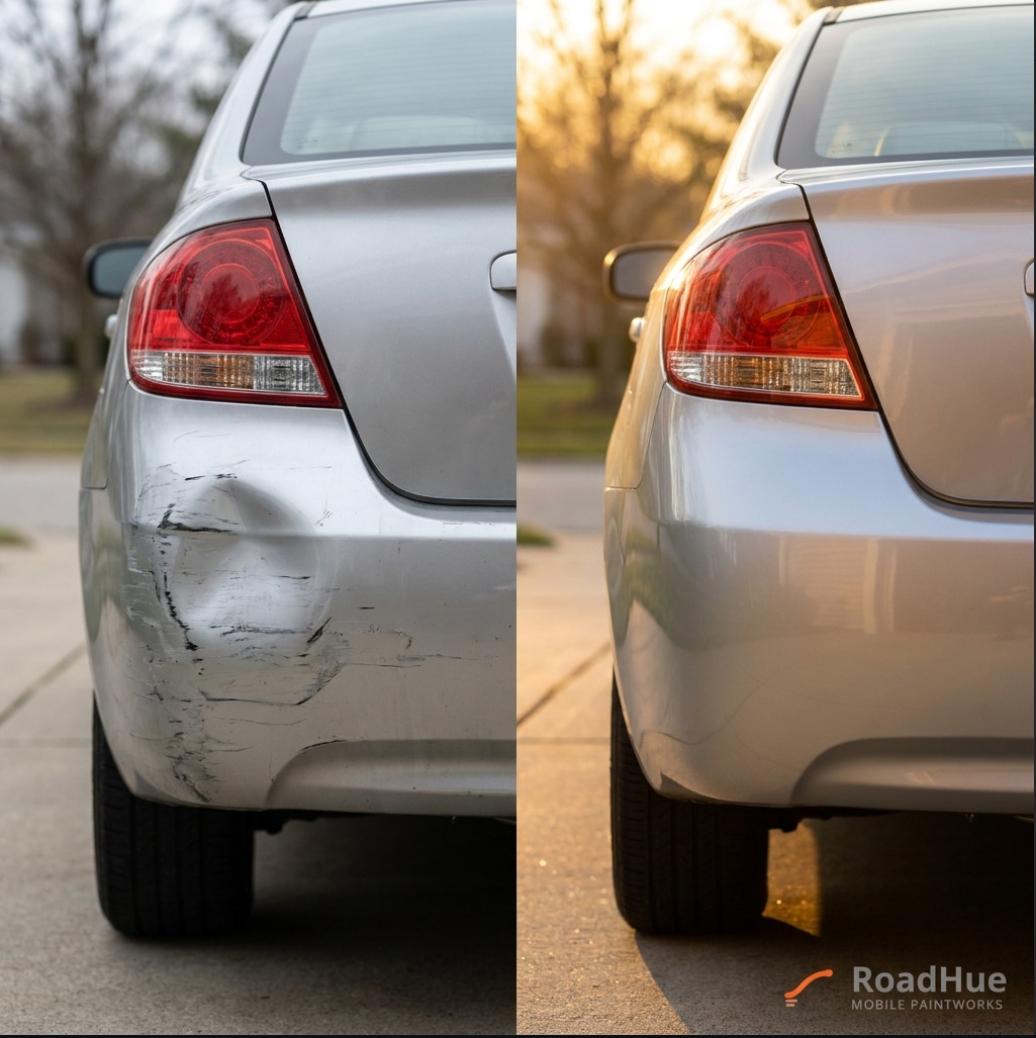Paint Repair — Before & After