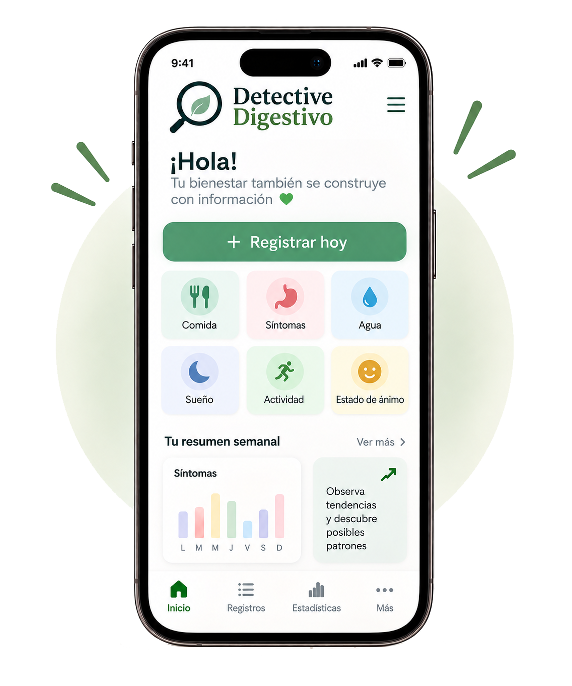 Detective Digestivo - App progresiva de registro y observación