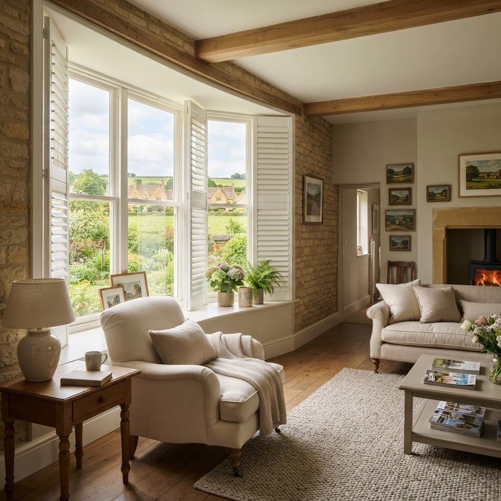 How Much Do Plantation Shutters Cost in Gloucestershire? A 2025 Pricing Guide for Period Homes