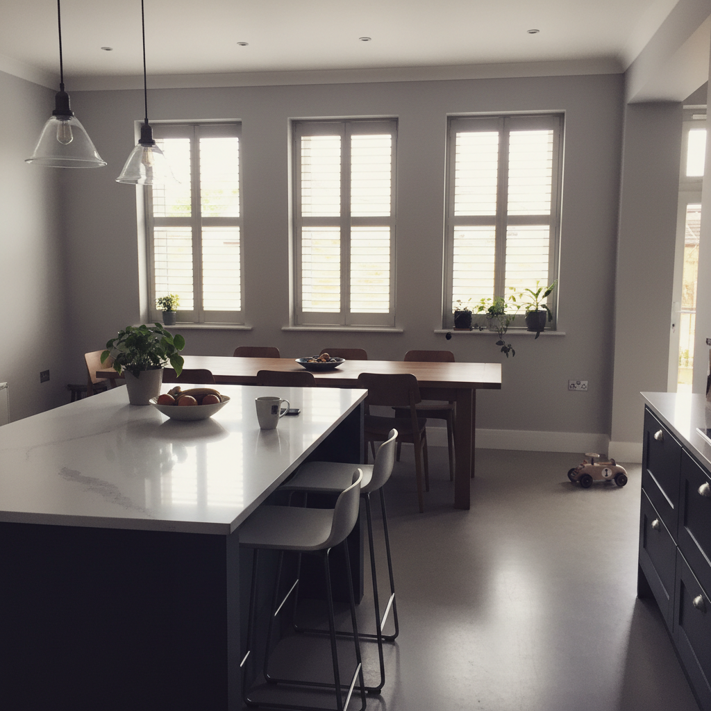 Grey Shutters — Kitchen Diner