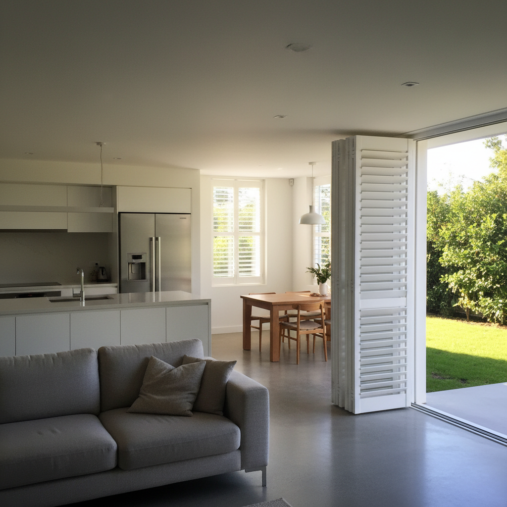 Tracked Bi-fold — Open Plan