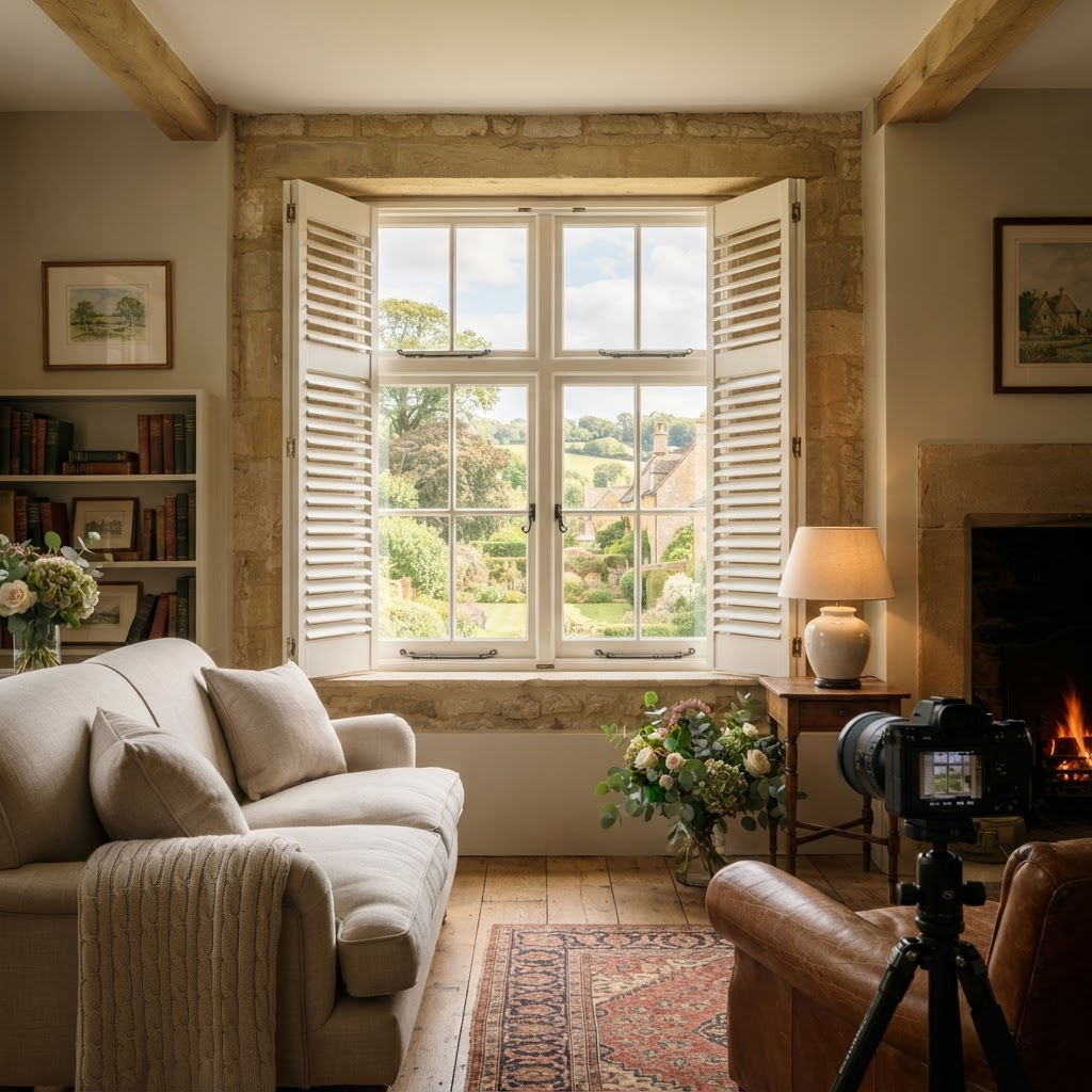 Plantation Shutters for Cotswold Stone Cottages: Insulating Historic Homes in Gloucester and Leckhampton