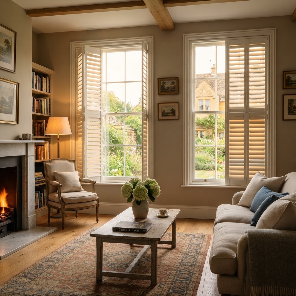 Do Plantation Shutters Improve Energy Efficiency in Bungalows and Farmhouse Conversions?