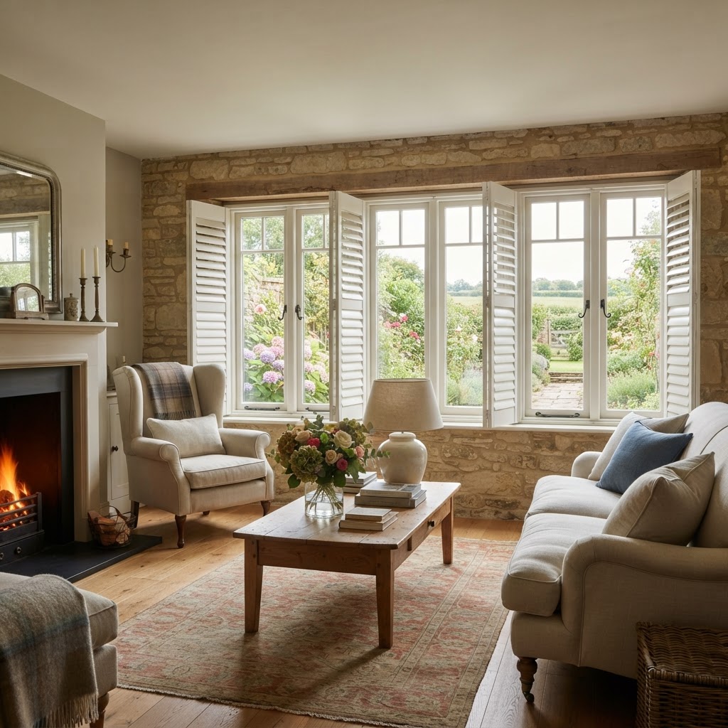 Plantation Shutters vs Roman Blinds: Choosing the Best Window Treatments for Cirencester Farmhouses and Churchdown Bungalows