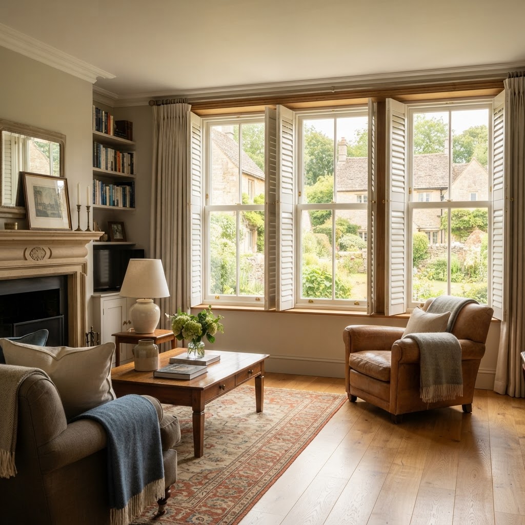 Restoring Plantation Shutters in Regency Townhouses: A Maintenance Guide for Gloucestershire Homes