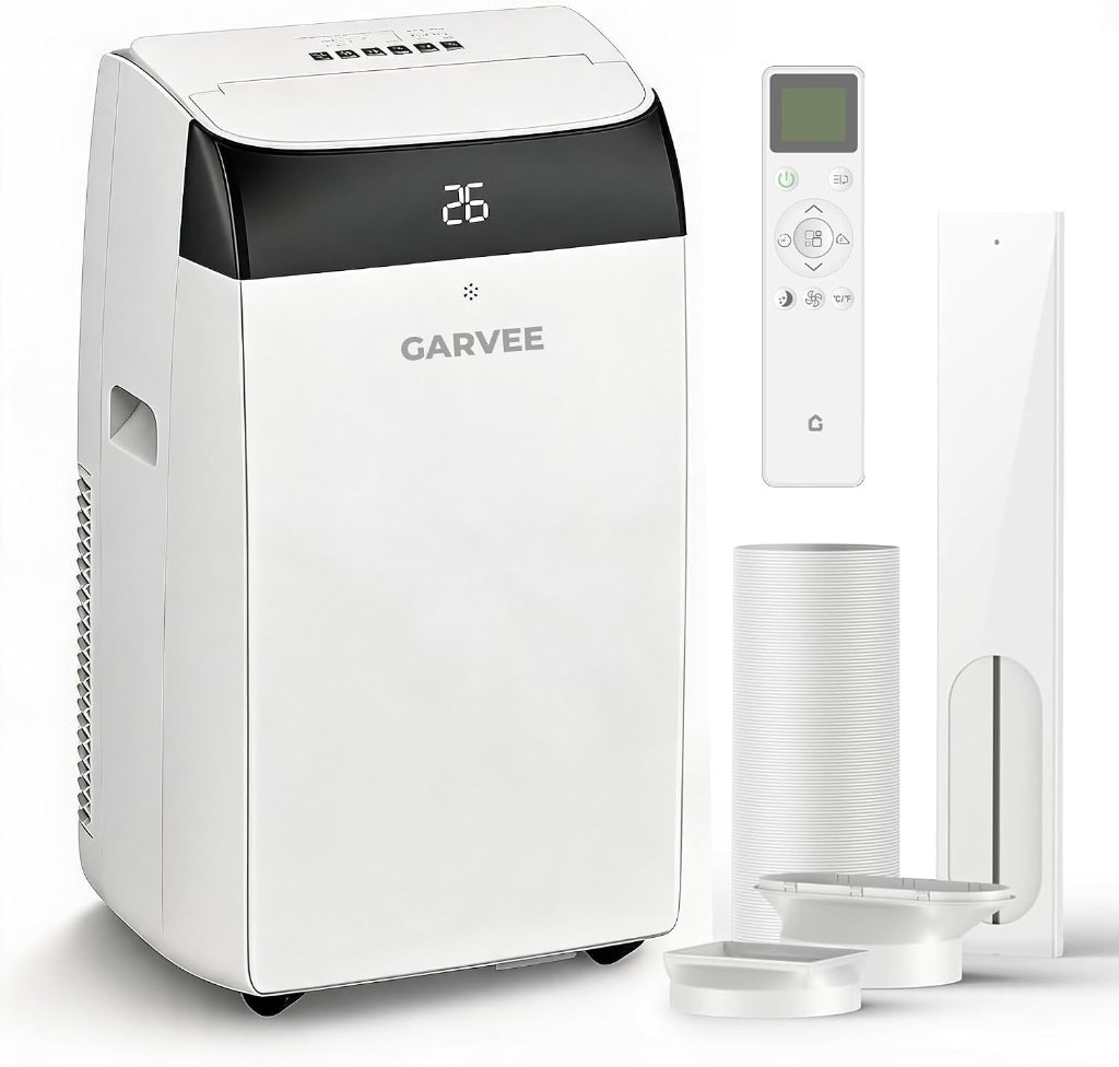 Garvee Portable Air Conditioner 10000 BTU — 4-in-1 Cooling, Dehumidifier & Fan
