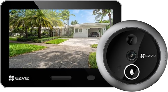 EZVIZ EP4 WiFi 4K Digital Peephole with 5.5" Touch Screen