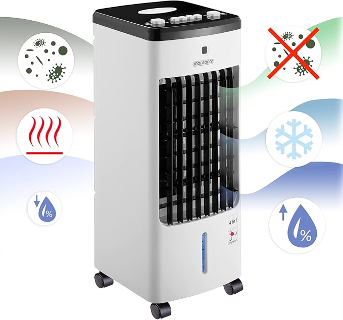 Monzana 4-in-1 Portable Air Cooler 60W