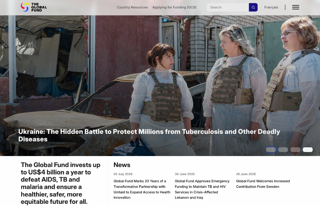 The Global Fund Website