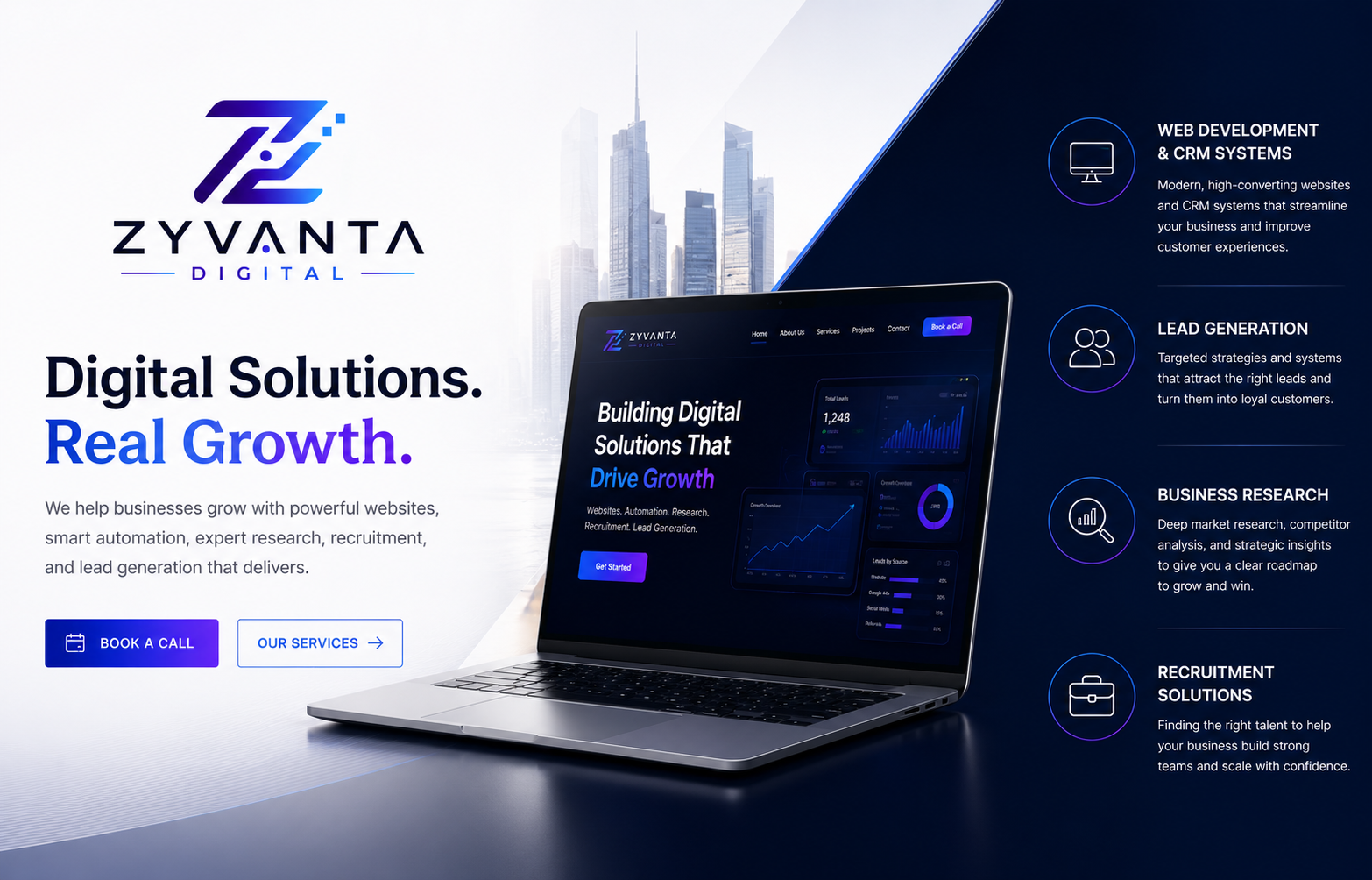Zyvanta Digital — Digital Solutions. Real Growth.