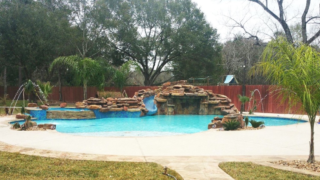 Grotto Pool with Rock Slide