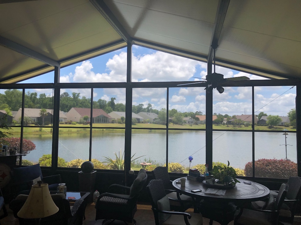 Lakefront Screened Sunroom