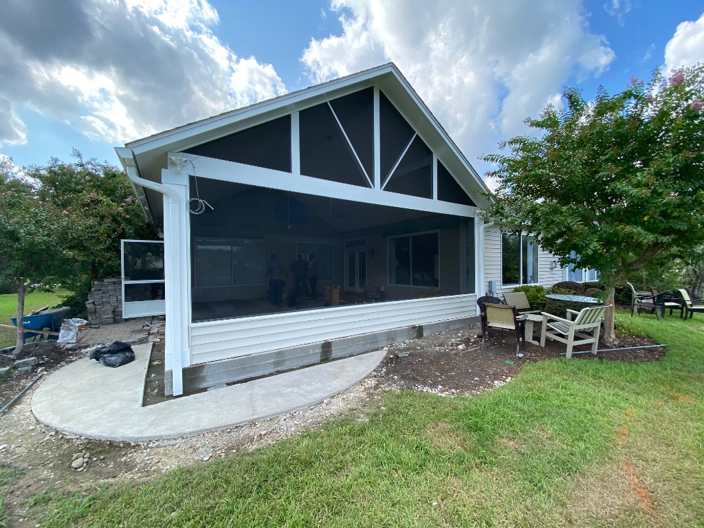 Large Screened Porch Addition