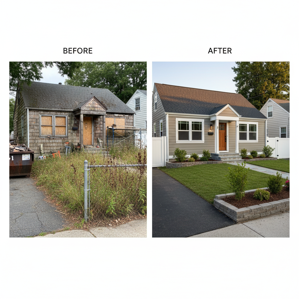 Fix & flip rehab project example