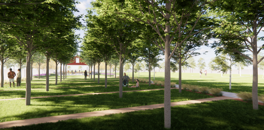 Tree-Lined Paths — Park Axis