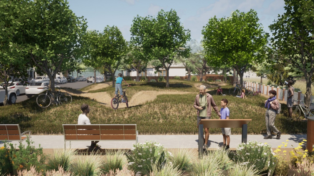 Pump Track Park — Community Space